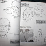 How to Draw Ojisan / Middle Age Men - Japan Art Book